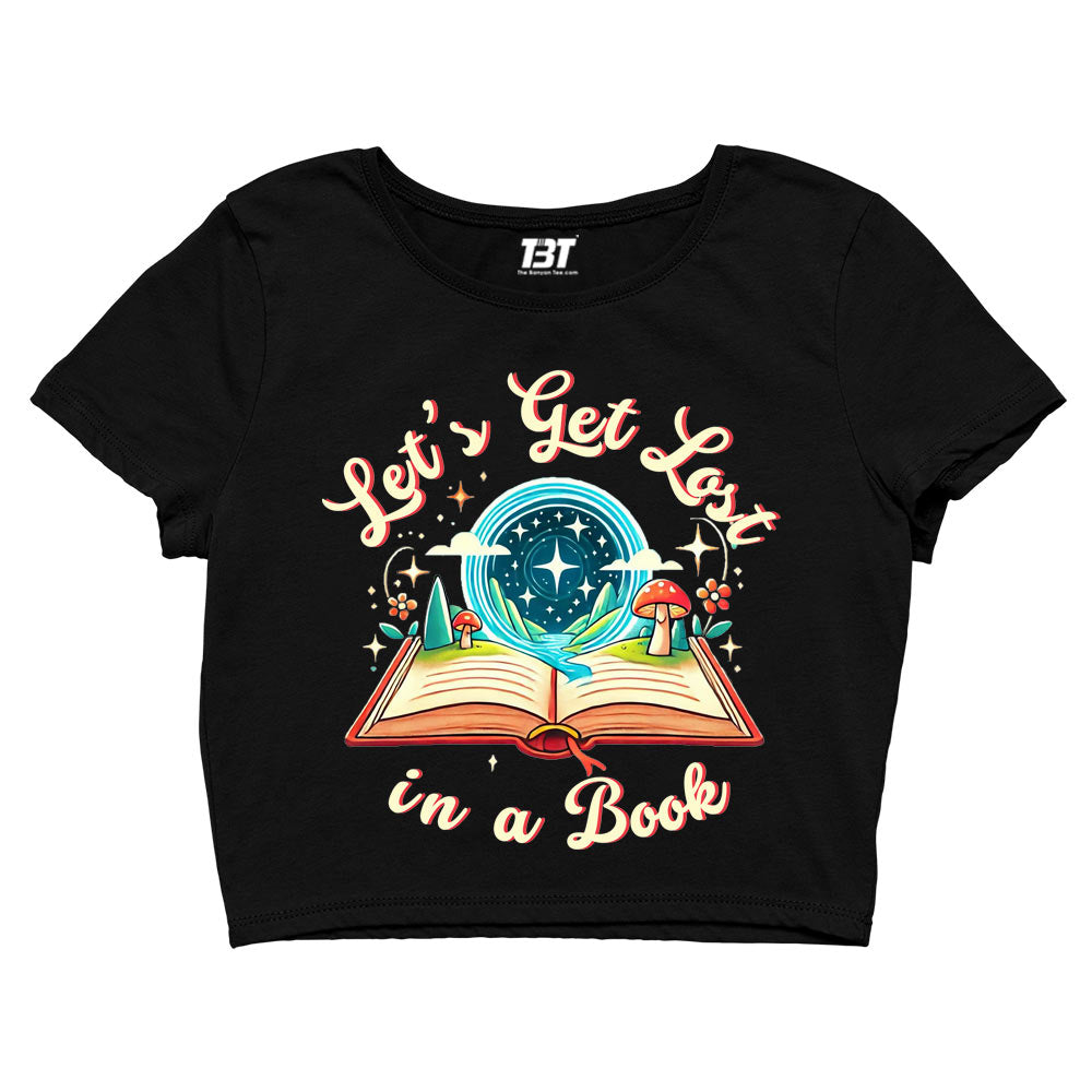 printed let's get lost crop top printed graphic stylish buy online india the banyan tee tbt men women girls boys unisex s 
