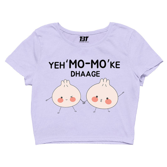 printed mo mo ke dhaage crop top printed graphic stylish buy online india the banyan tee tbt men women girls boys unisex s 
