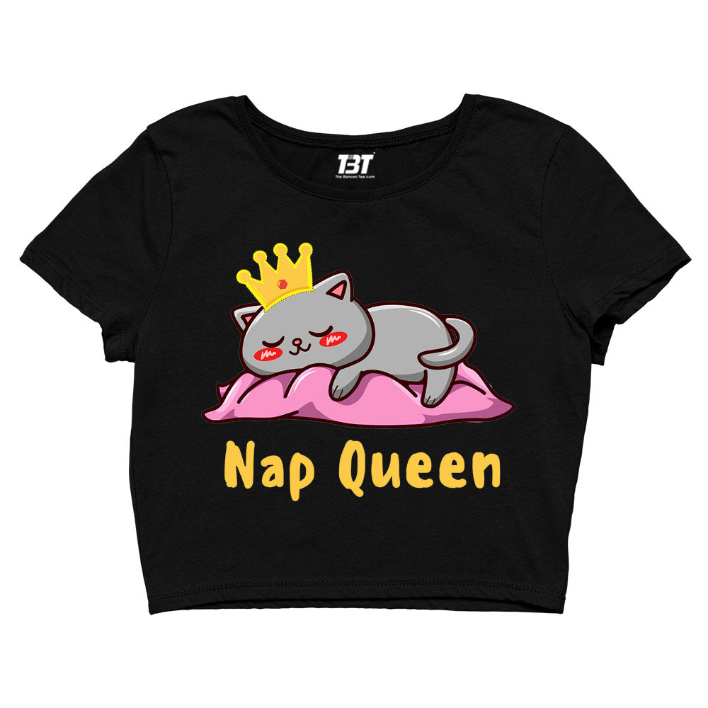 printed nap queen crop top printed graphic stylish buy online india the banyan tee tbt men women girls boys unisex s 