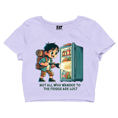 printed not all who wander crop top printed graphic stylish buy online india the banyan tee tbt men women girls boys unisex s 