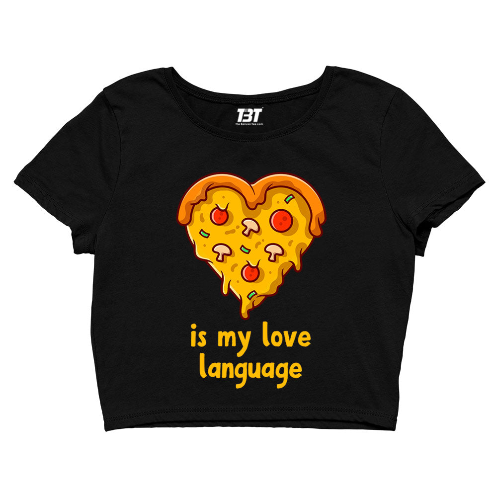 printed pizza is my crop top printed graphic stylish buy online india the banyan tee tbt men women girls boys unisex s 