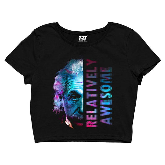 printed relatively awesome crop top printed graphic stylish buy online india the banyan tee tbt men women girls boys unisex s 