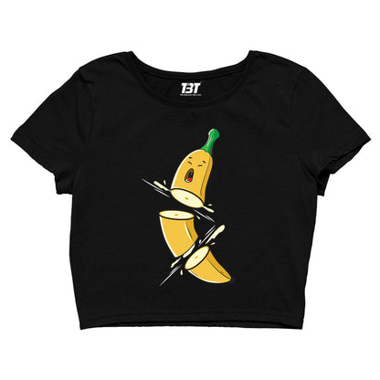 printed sad banana crop top printed graphic stylish buy online india the banyan tee tbt men women girls boys unisex s 