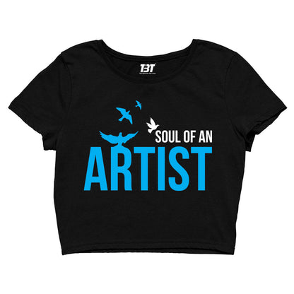 printed soul of an artist crop top printed graphic stylish buy online india the banyan tee tbt men women girls boys unisex s 