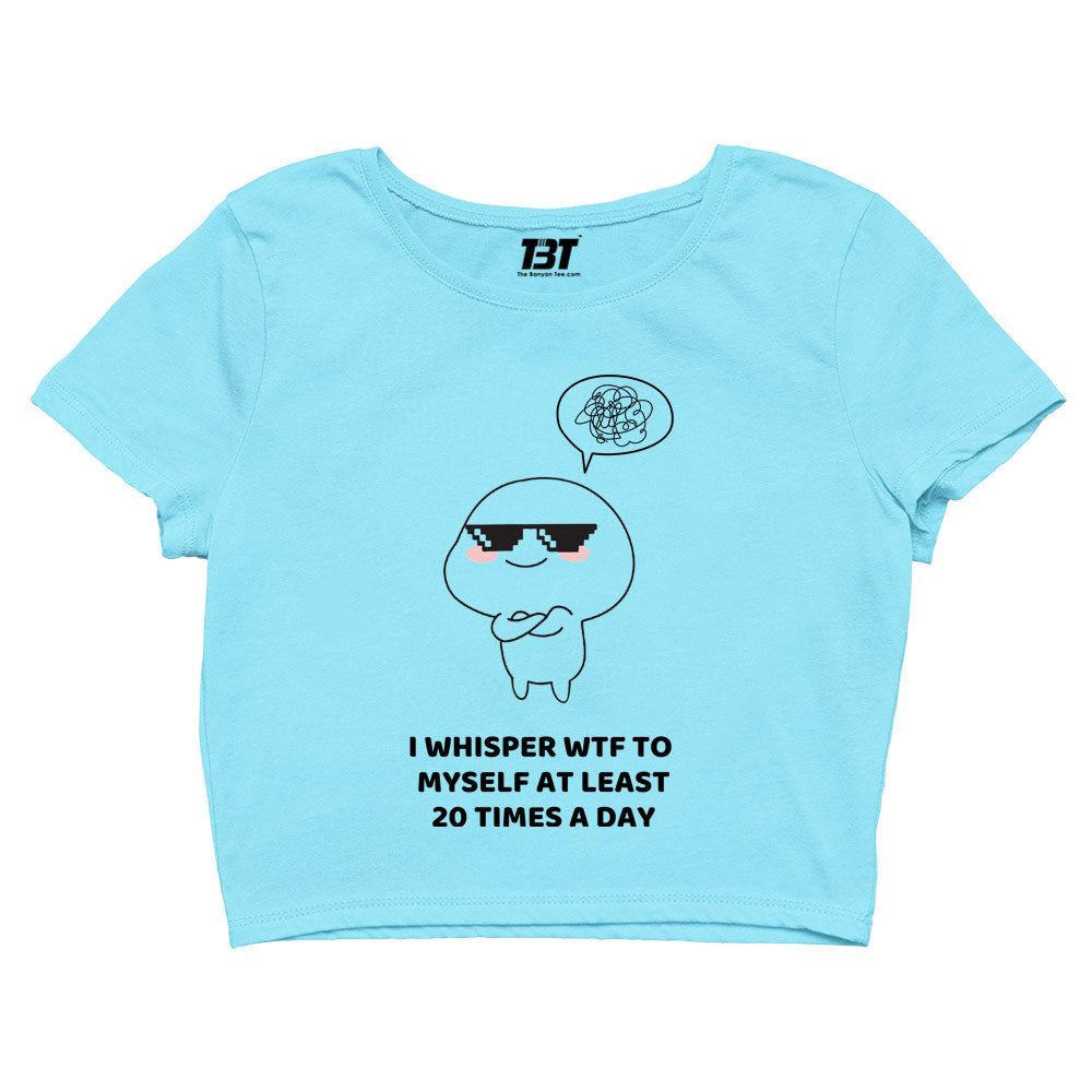 printed 20 times a day crop top printed graphic stylish buy online india the banyan tee tbt men women girls boys unisex s 