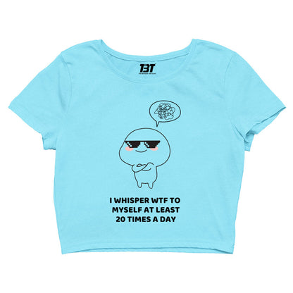 printed 20 times a day crop top printed graphic stylish buy online india the banyan tee tbt men women girls boys unisex s 