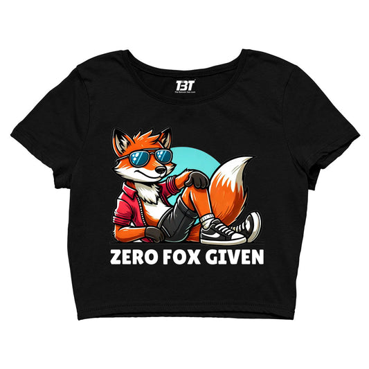 printed zero fox given crop top printed graphic stylish buy online india the banyan tee tbt men women girls boys unisex s 