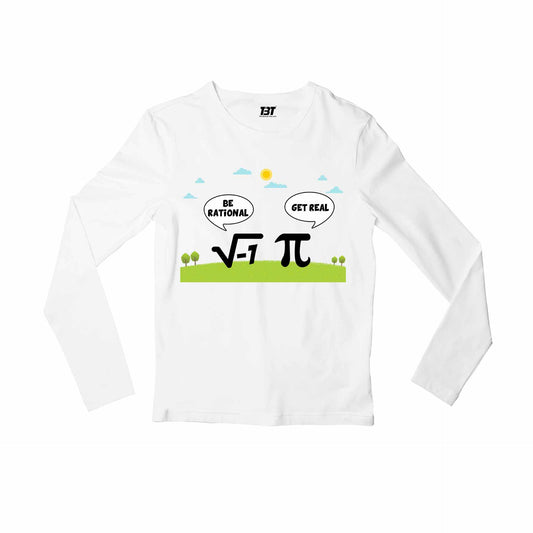 printed be rational full sleeves long sleeves printed graphic stylish buy online india the banyan tee tbt men women girls boys unisex white