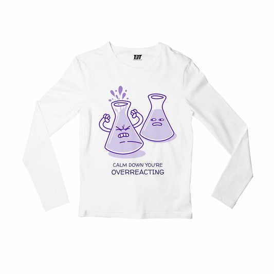 printed overreacting full sleeves long sleeves printed graphic stylish buy online india the banyan tee tbt men women girls boys unisex white