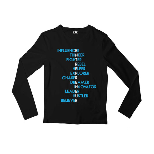 printed entrepreneur full sleeves long sleeves printed graphic stylish buy online india the banyan tee tbt men women girls boys unisex black