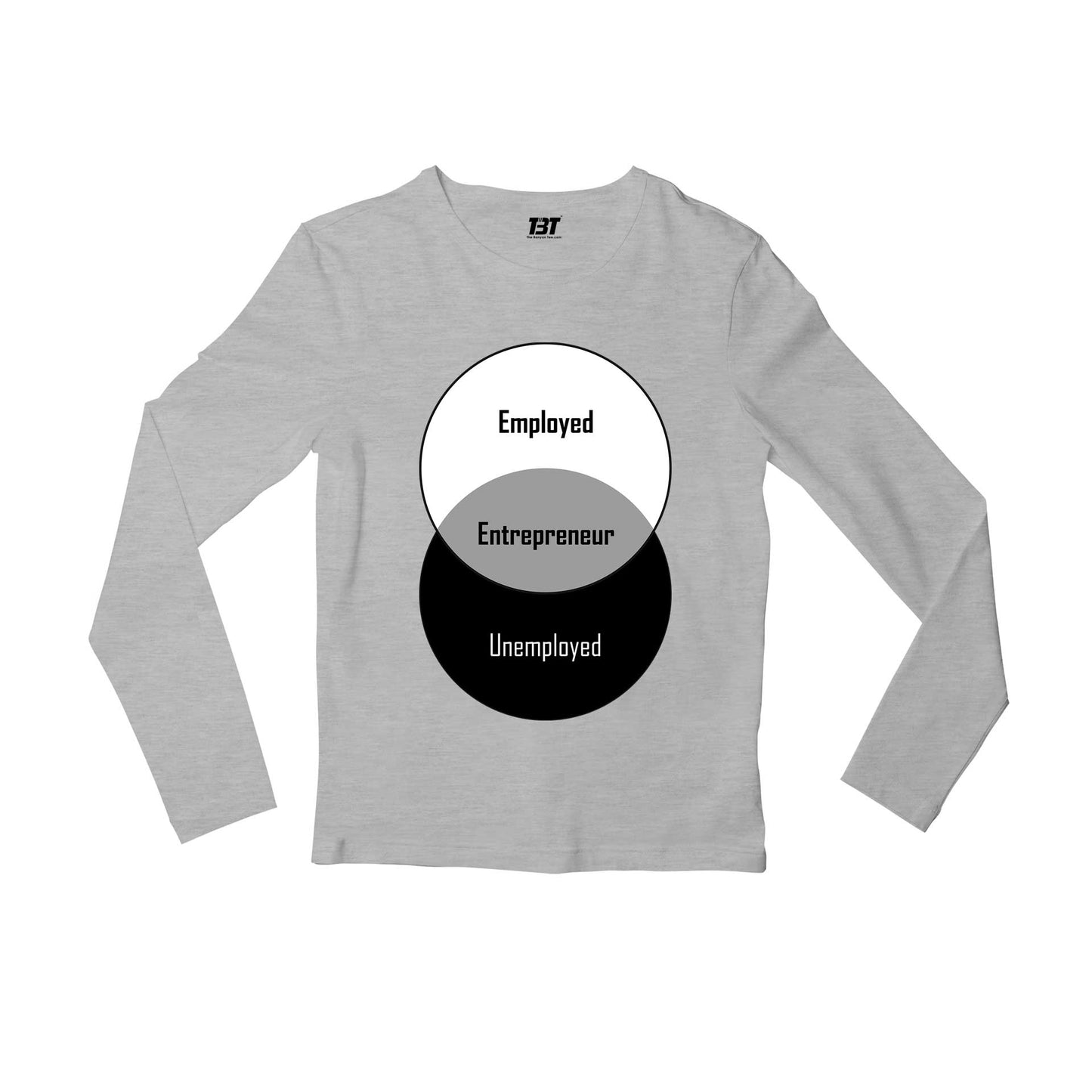 printed the grey area full sleeves long sleeves printed graphic stylish buy online india the banyan tee tbt men women girls boys unisex gray