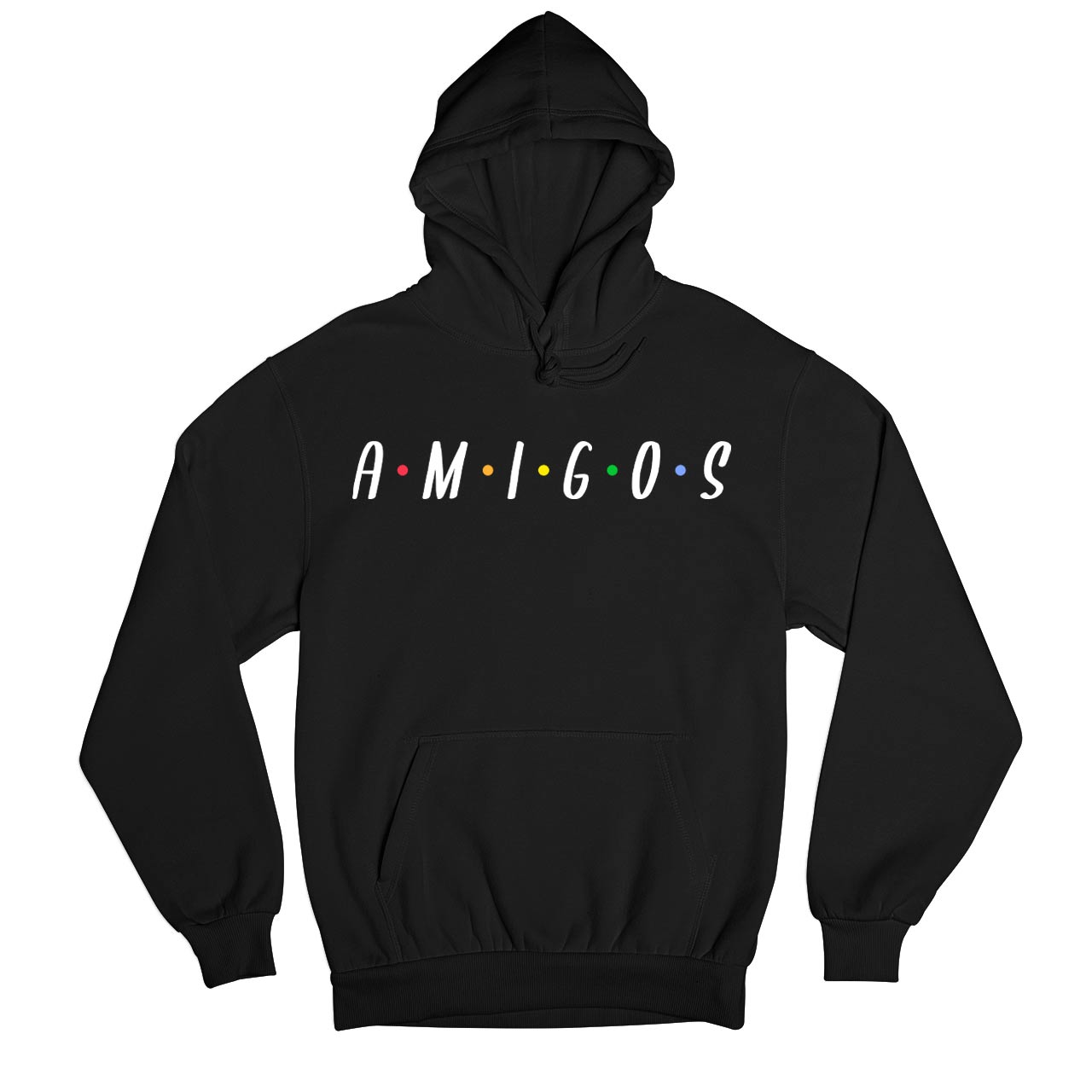 printed amigos hoodie hooded sweatshirt winterwear printed graphic stylish buy online india the banyan tee tbt men women girls boys unisex black