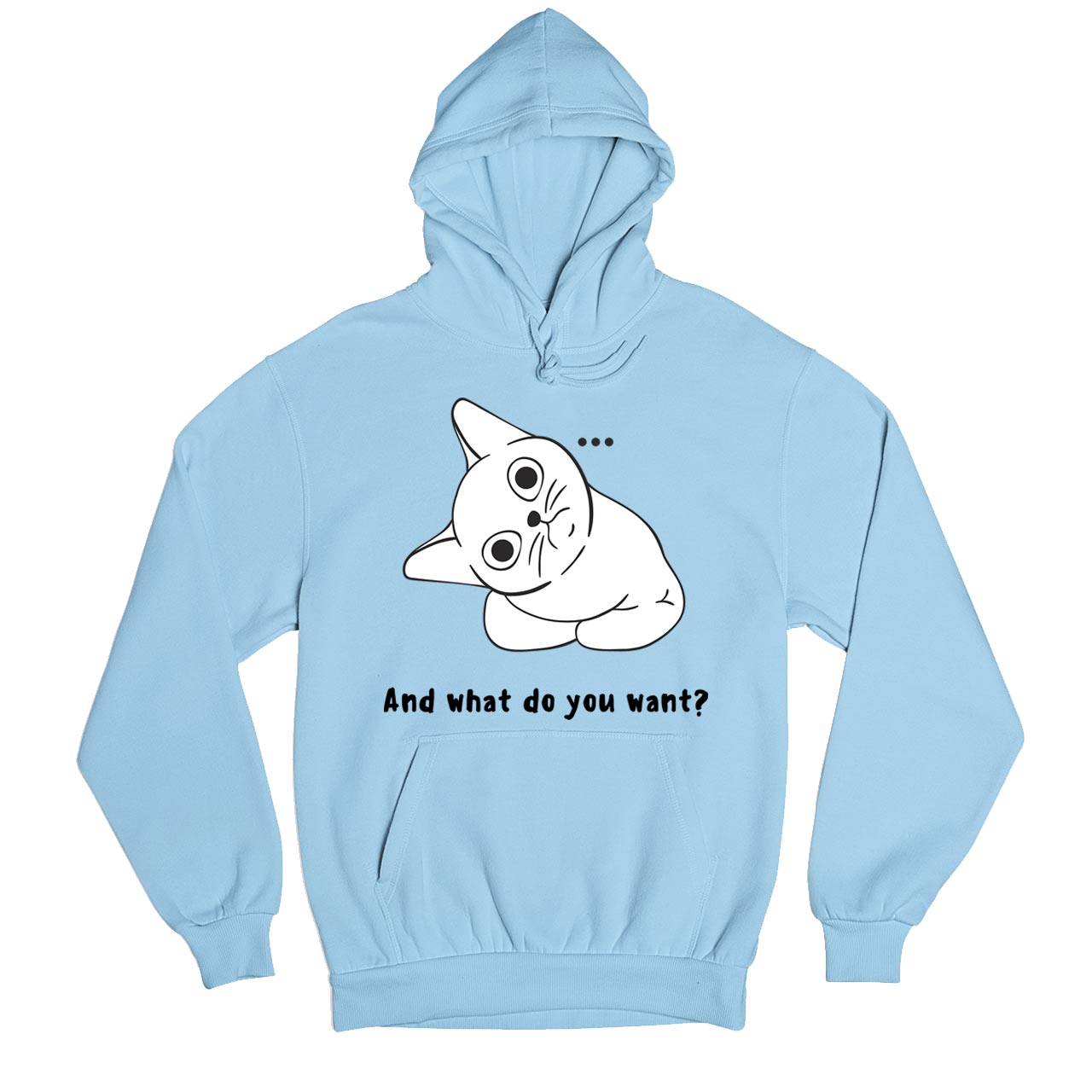 printed what do you want hoodie hooded sweatshirt winterwear printed graphic stylish buy online india the banyan tee tbt men women girls boys unisex baby blue