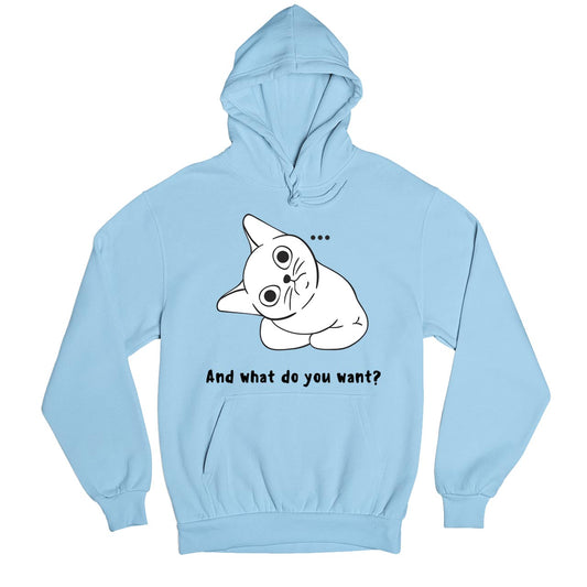 printed what do you want hoodie hooded sweatshirt winterwear printed graphic stylish buy online india the banyan tee tbt men women girls boys unisex baby blue