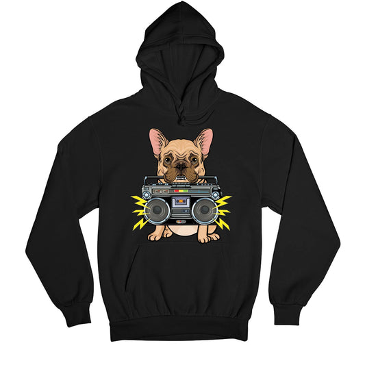 printed woof box hoodie hooded sweatshirt winterwear printed graphic stylish buy online india the banyan tee tbt men women girls boys unisex black