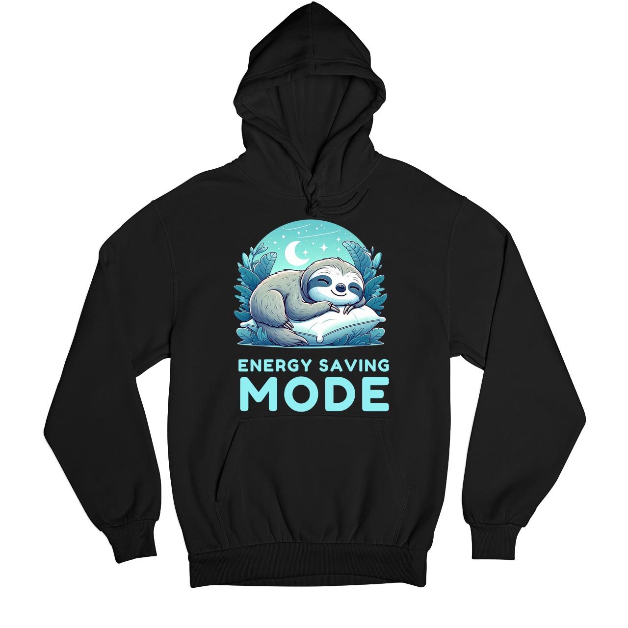 printed energy saving mode hoodie hooded sweatshirt winterwear printed graphic stylish buy online india the banyan tee tbt men women girls boys unisex black