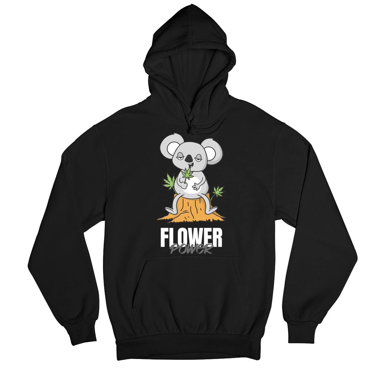 printed flower power hoodie hooded sweatshirt winterwear printed graphic stylish buy online india the banyan tee tbt men women girls boys unisex black