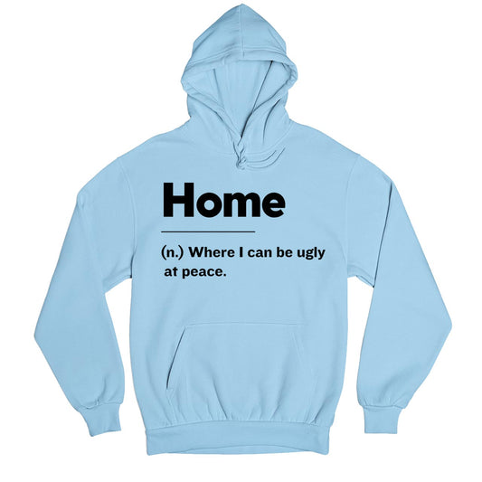 printed home is hoodie hooded sweatshirt winterwear printed graphic stylish buy online india the banyan tee tbt men women girls boys unisex baby blue