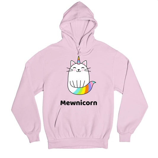printed mewnicorn hoodie hooded sweatshirt winterwear printed graphic stylish buy online india the banyan tee tbt men women girls boys unisex baby pink
