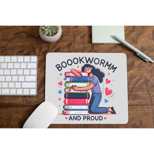 printed bookworm and proud mousepad logitech large anime printed graphic stylish buy online india the banyan tee tbt men women girls boys unisex  