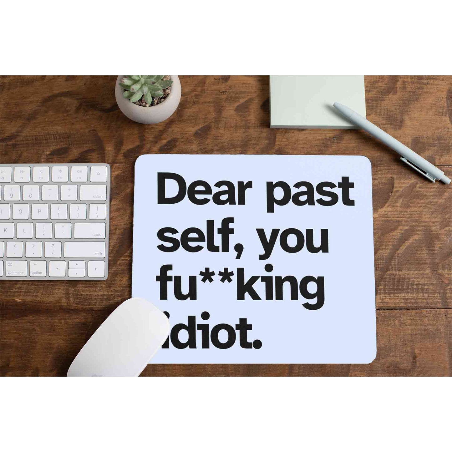 printed dear past self mousepad logitech large anime printed graphic stylish buy online india the banyan tee tbt men women girls boys unisex  