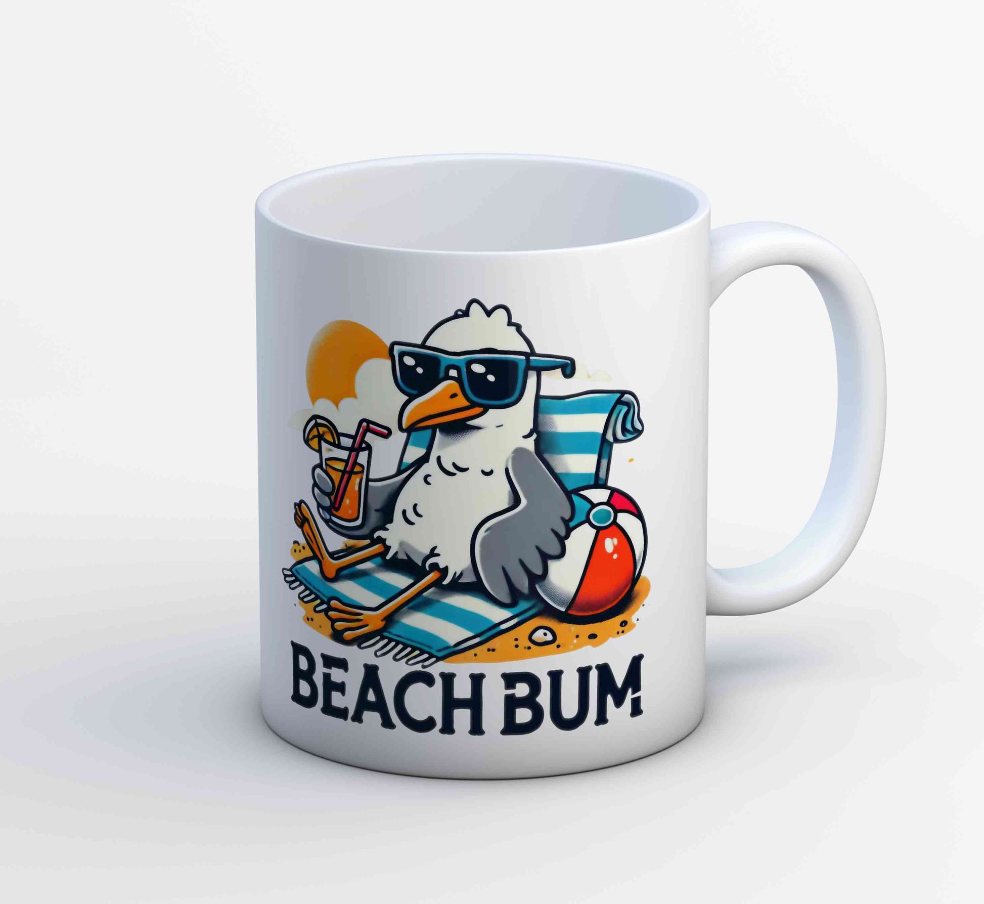 printed beach bum mug coffee ceramic printed graphic stylish buy online india the banyan tee tbt men women girls boys unisex  