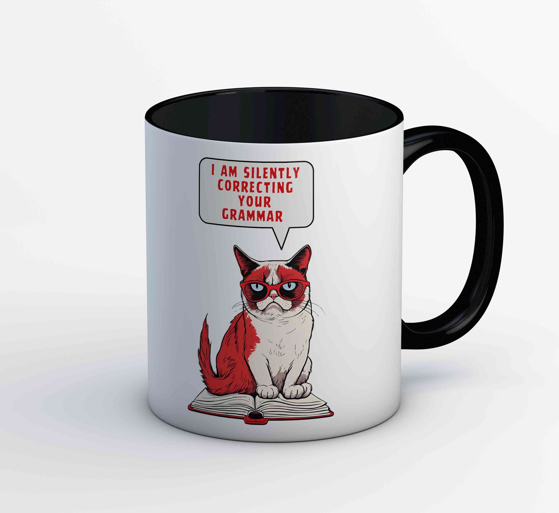 printed silently correcting your grammar mug coffee ceramic printed graphic stylish buy online india the banyan tee tbt men women girls boys unisex  
