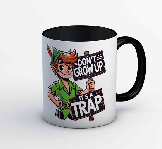printed don't grow up mug coffee ceramic printed graphic stylish buy online india the banyan tee tbt men women girls boys unisex  