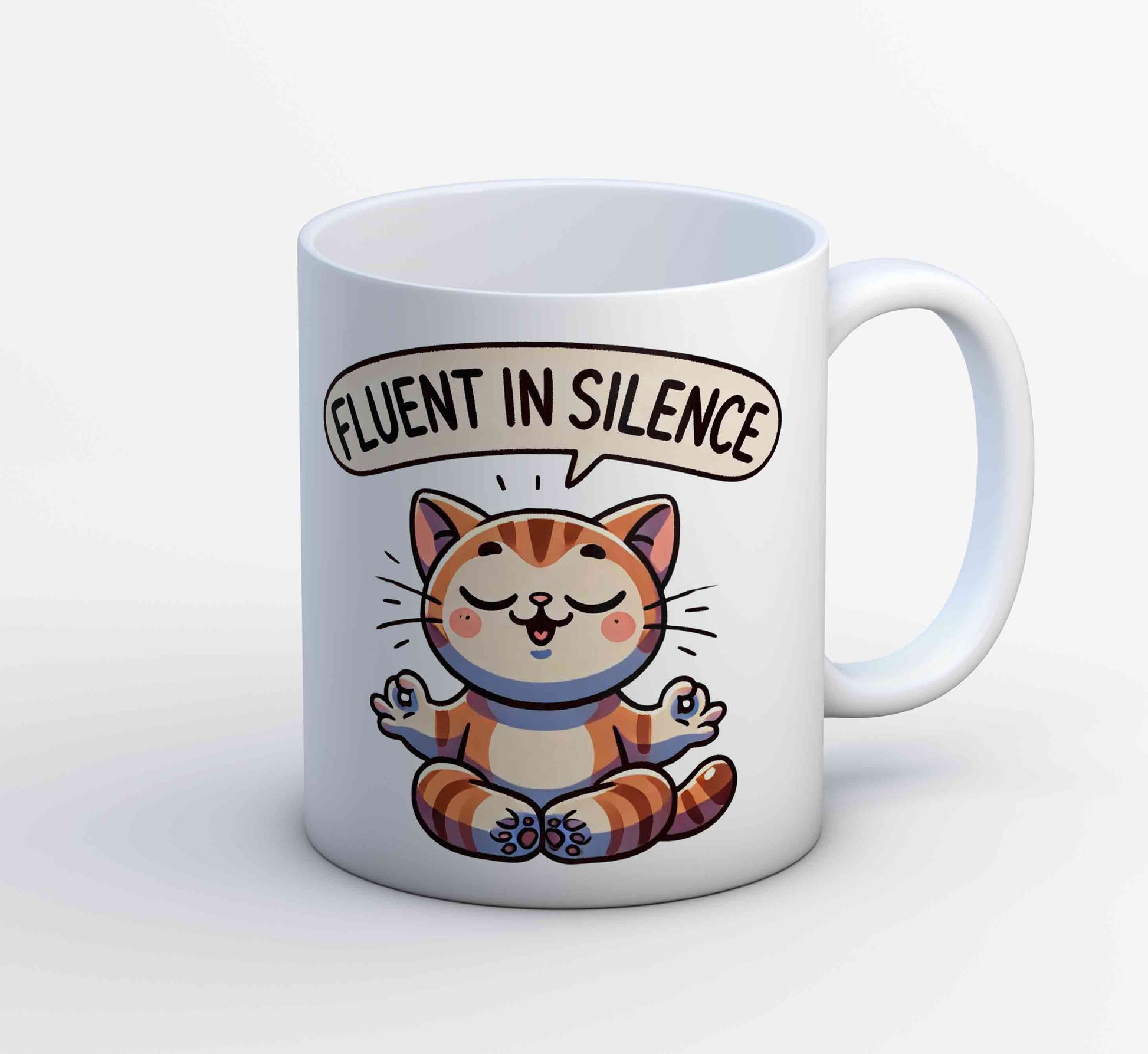 printed fluent in silence mug coffee ceramic printed graphic stylish buy online india the banyan tee tbt men women girls boys unisex  