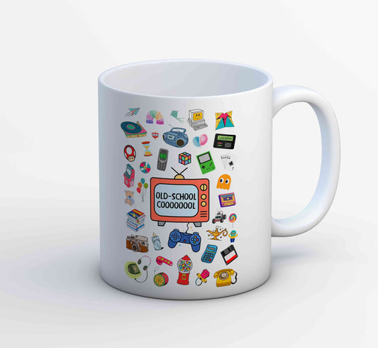 printed old school cool mug coffee ceramic printed graphic stylish buy online india the banyan tee tbt men women girls boys unisex  