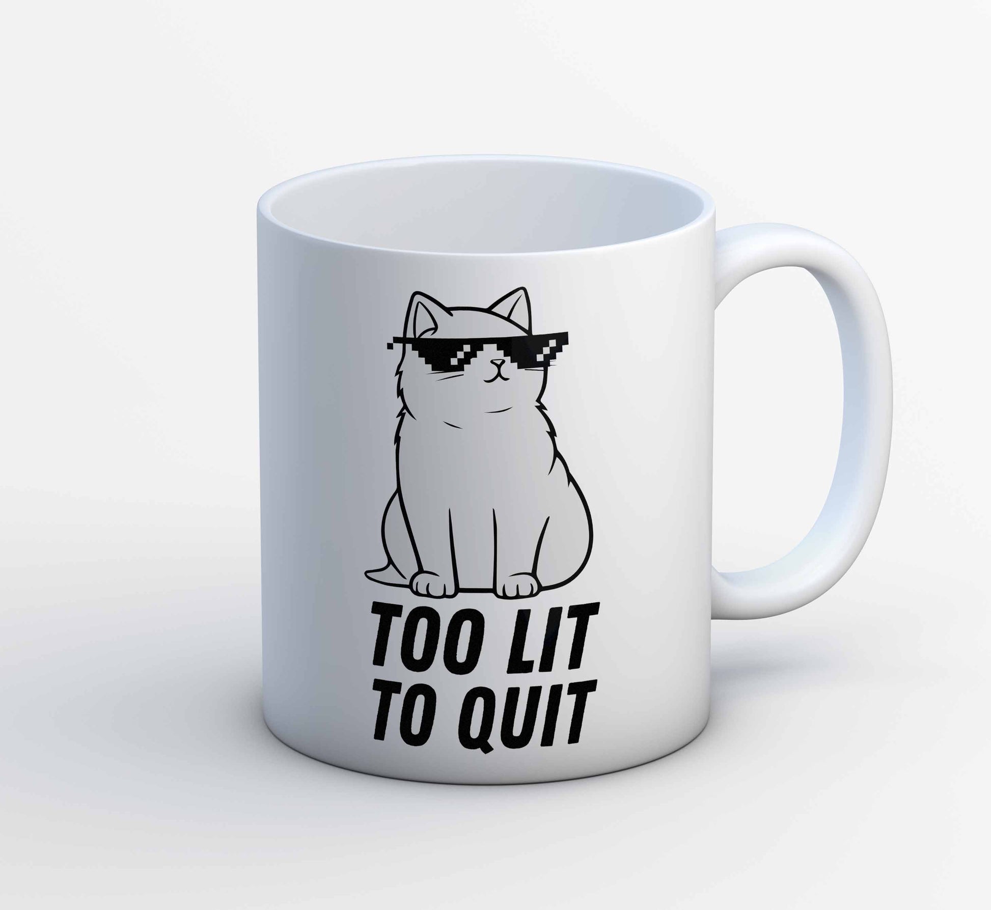 printed too lit to quit mug coffee ceramic printed graphic stylish buy online india the banyan tee tbt men women girls boys unisex  