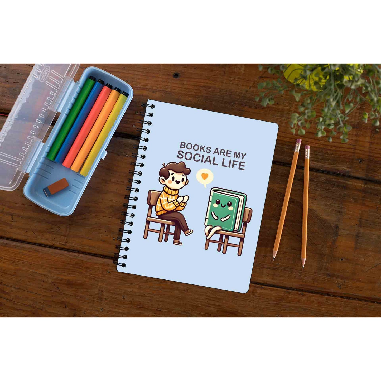 printed books are my social life notebook notepad diary buy online india the banyan tee tbt unruled