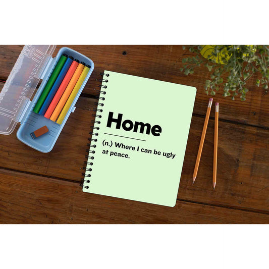 printed home is notebook notepad diary buy online india the banyan tee tbt unruled