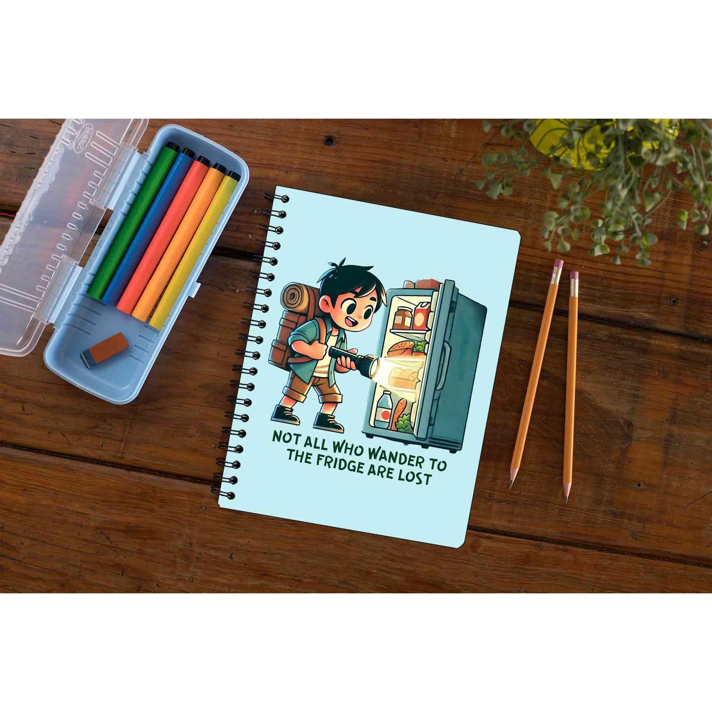 printed not all who wander notebook notepad diary buy online india the banyan tee tbt unruled