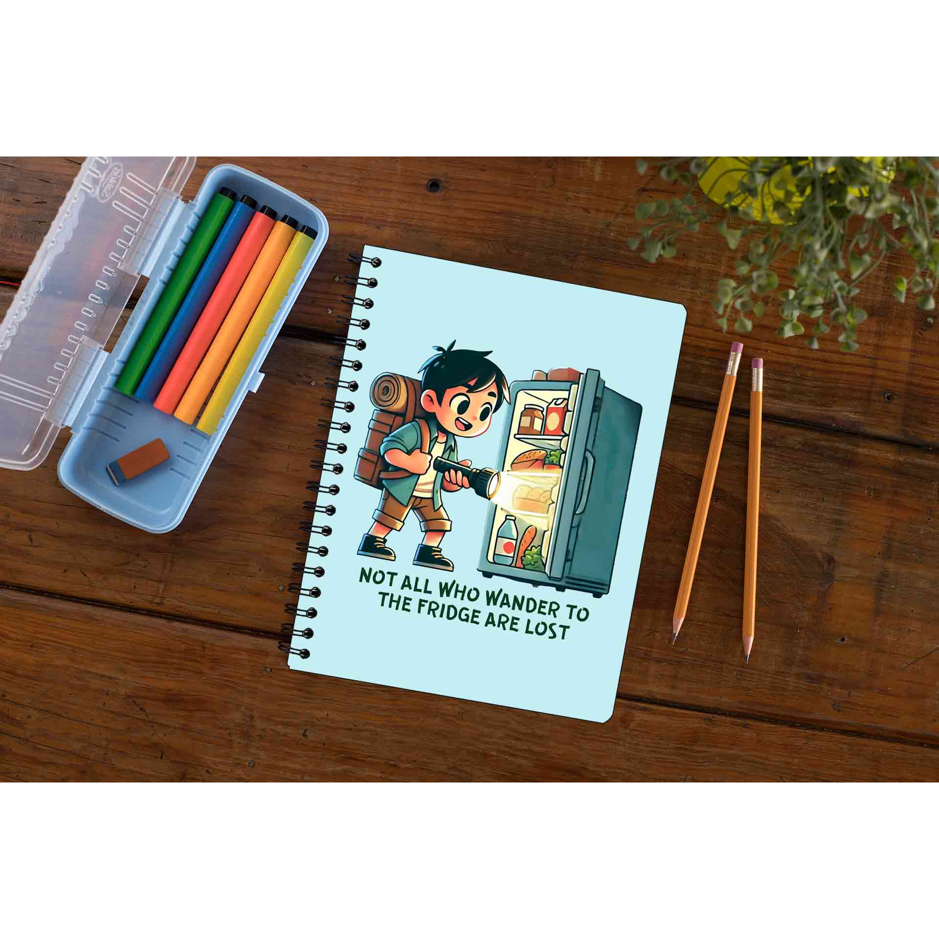 printed not all who wander notebook notepad diary buy online india the banyan tee tbt unruled