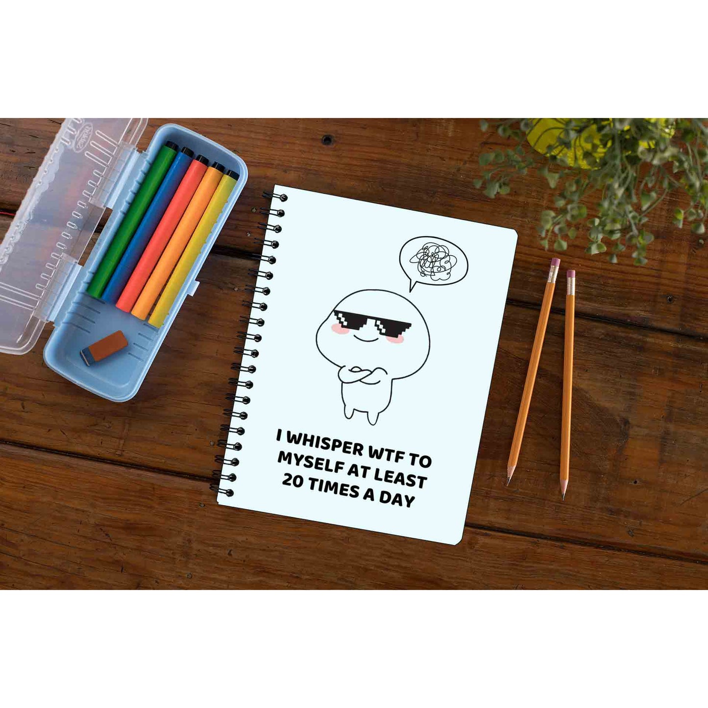 printed 20 times a day notebook notepad diary buy online india the banyan tee tbt unruled