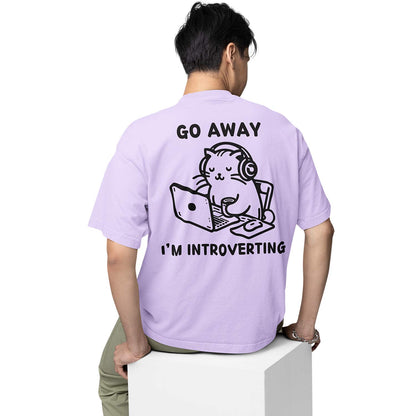 graphic printed oversized t shirt - introverting lavender buy online india the banyan tee tbt men women girls boys unisex 