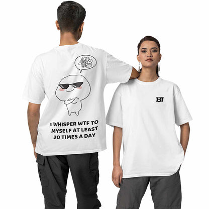 graphic printed oversized t shirt - 20 times a day white buy online india the banyan tee tbt men women girls boys unisex 