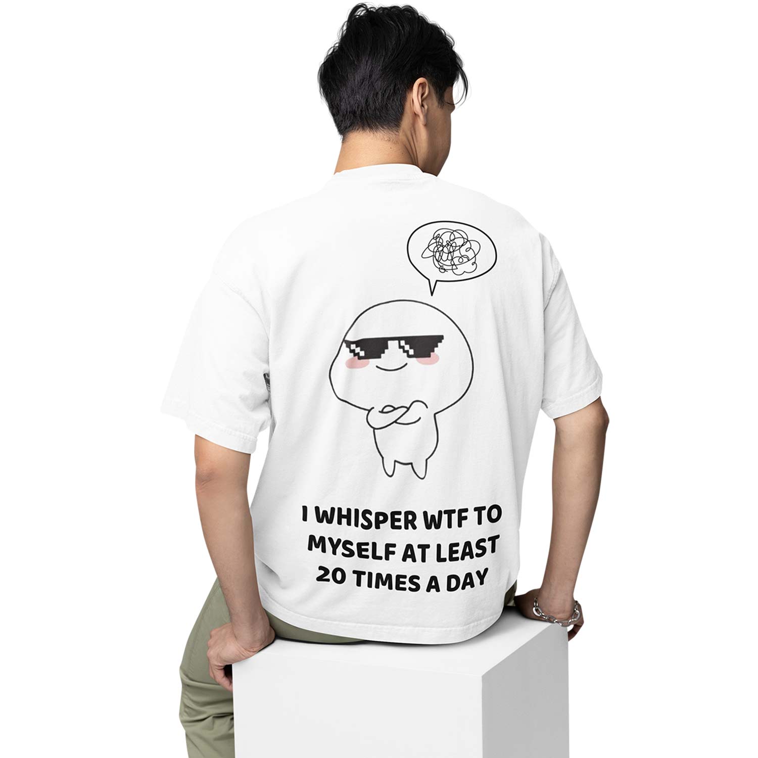 graphic printed oversized t shirt - 20 times a day white buy online india the banyan tee tbt men women girls boys unisex 
