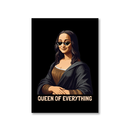 printed queen of everything poster wall art buy online india the banyan tee tbt a4