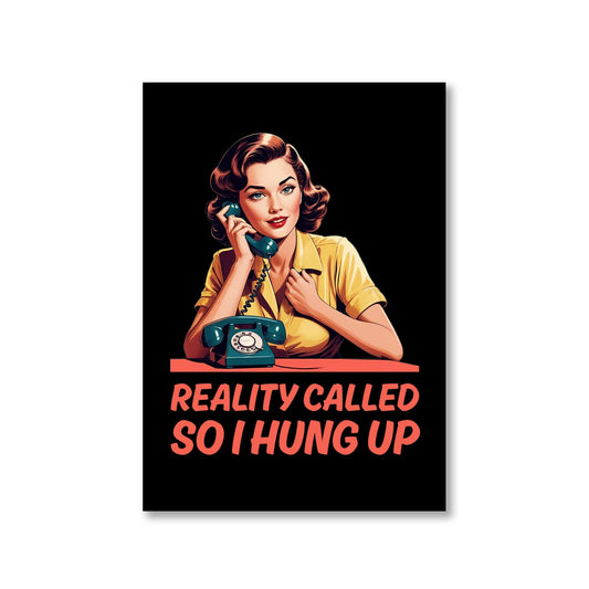 printed reality called poster wall art buy online india the banyan tee tbt a4