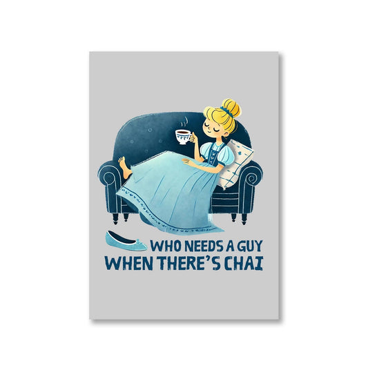 printed who needs a guy poster wall art buy online india the banyan tee tbt a4