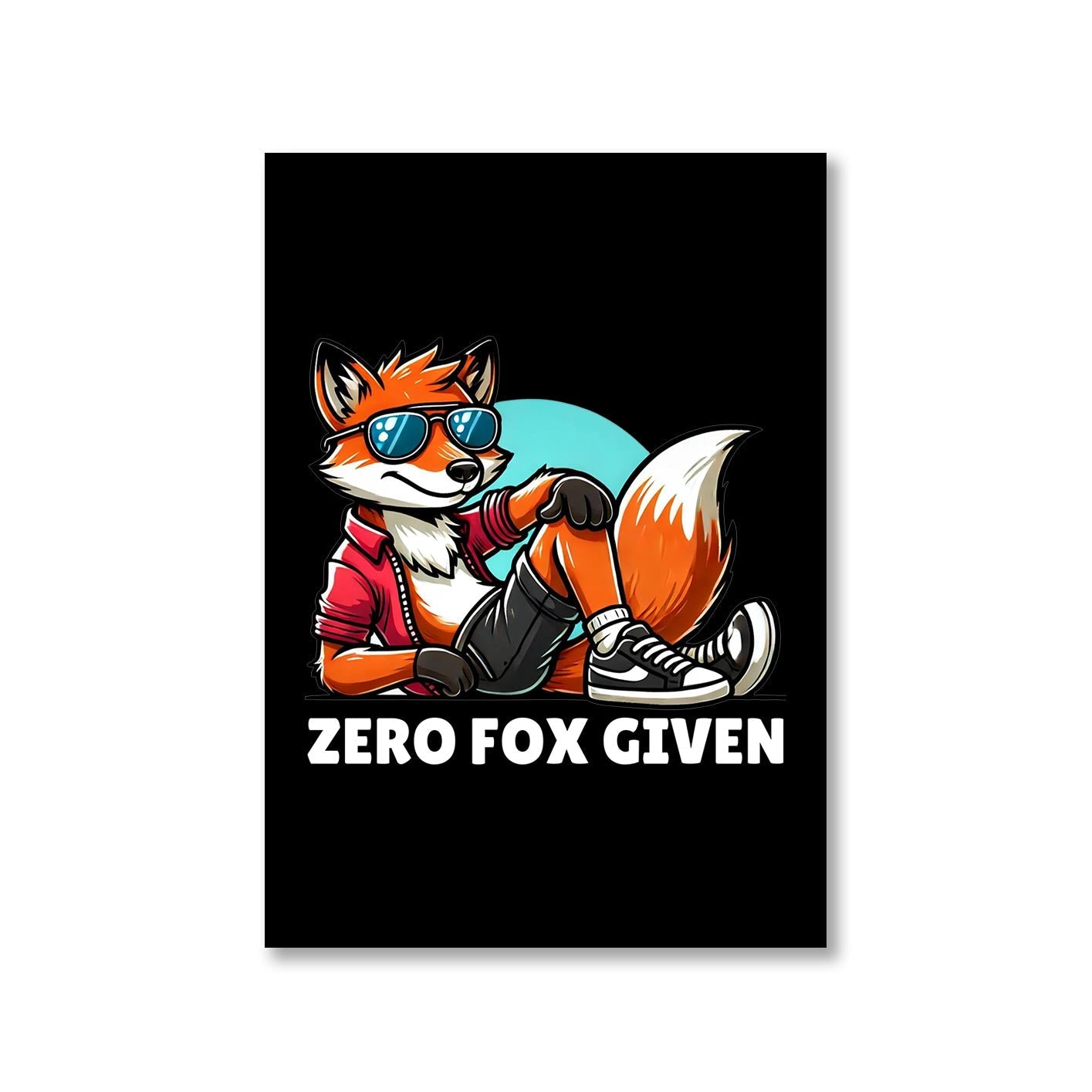 printed zero fox given poster wall art buy online india the banyan tee tbt a4