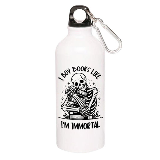 printed i buy books sipper steel water bottle flask gym shaker printed graphic stylish buy online india the banyan tee tbt men women girls boys unisex