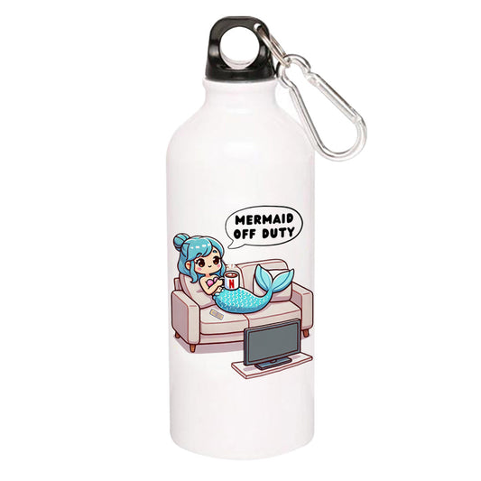 printed mermaid off duty sipper steel water bottle flask gym shaker printed graphic stylish buy online india the banyan tee tbt men women girls boys unisex