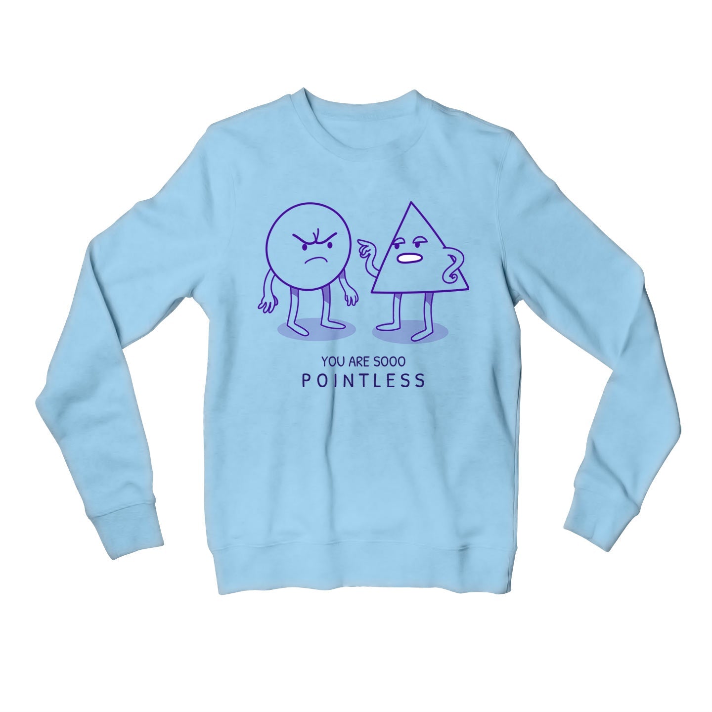printed pointless sweatshirt upper winterwear printed graphic stylish buy online india the banyan tee tbt men women girls boys unisex baby blue