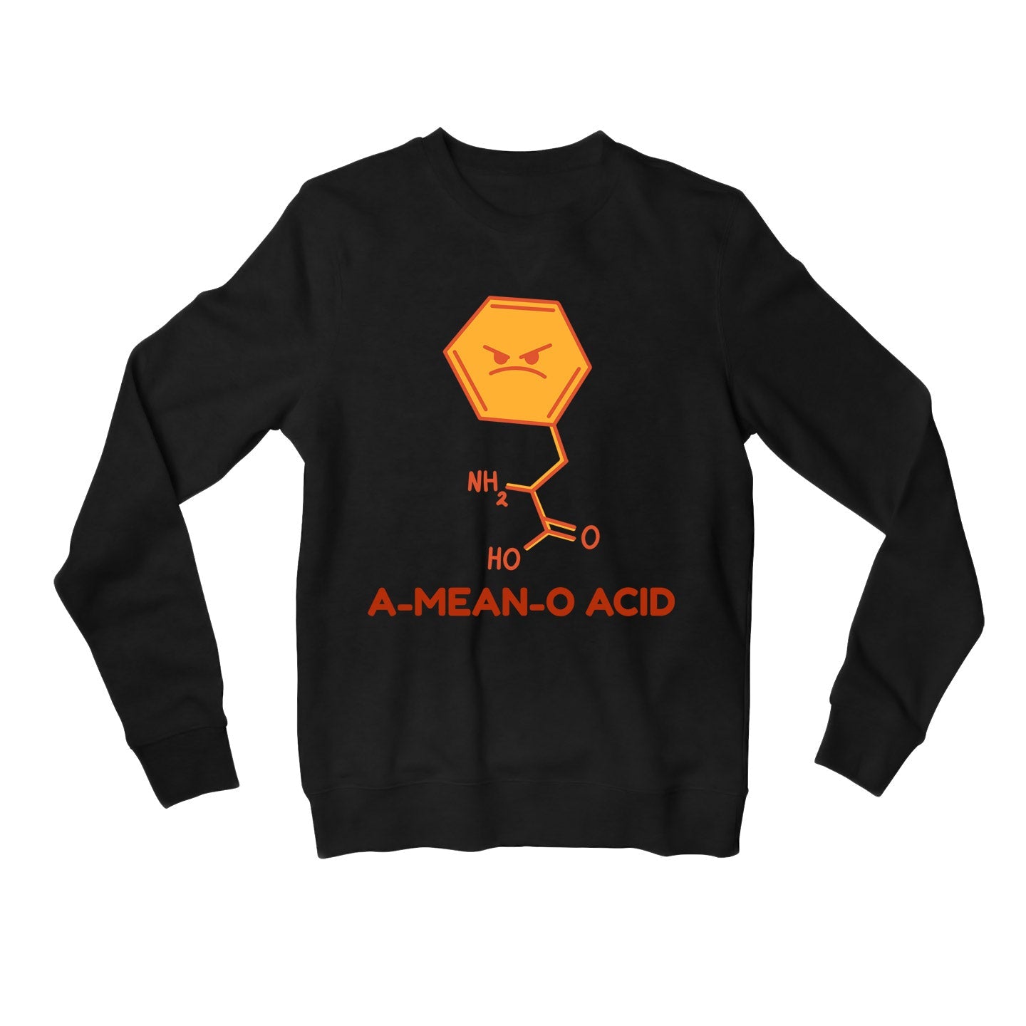 printed a mean o acid sweatshirt upper winterwear printed graphic stylish buy online india the banyan tee tbt men women girls boys unisex black