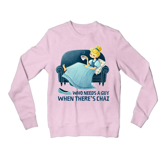 printed who needs a guy sweatshirt upper winterwear printed graphic stylish buy online india the banyan tee tbt men women girls boys unisex baby pink