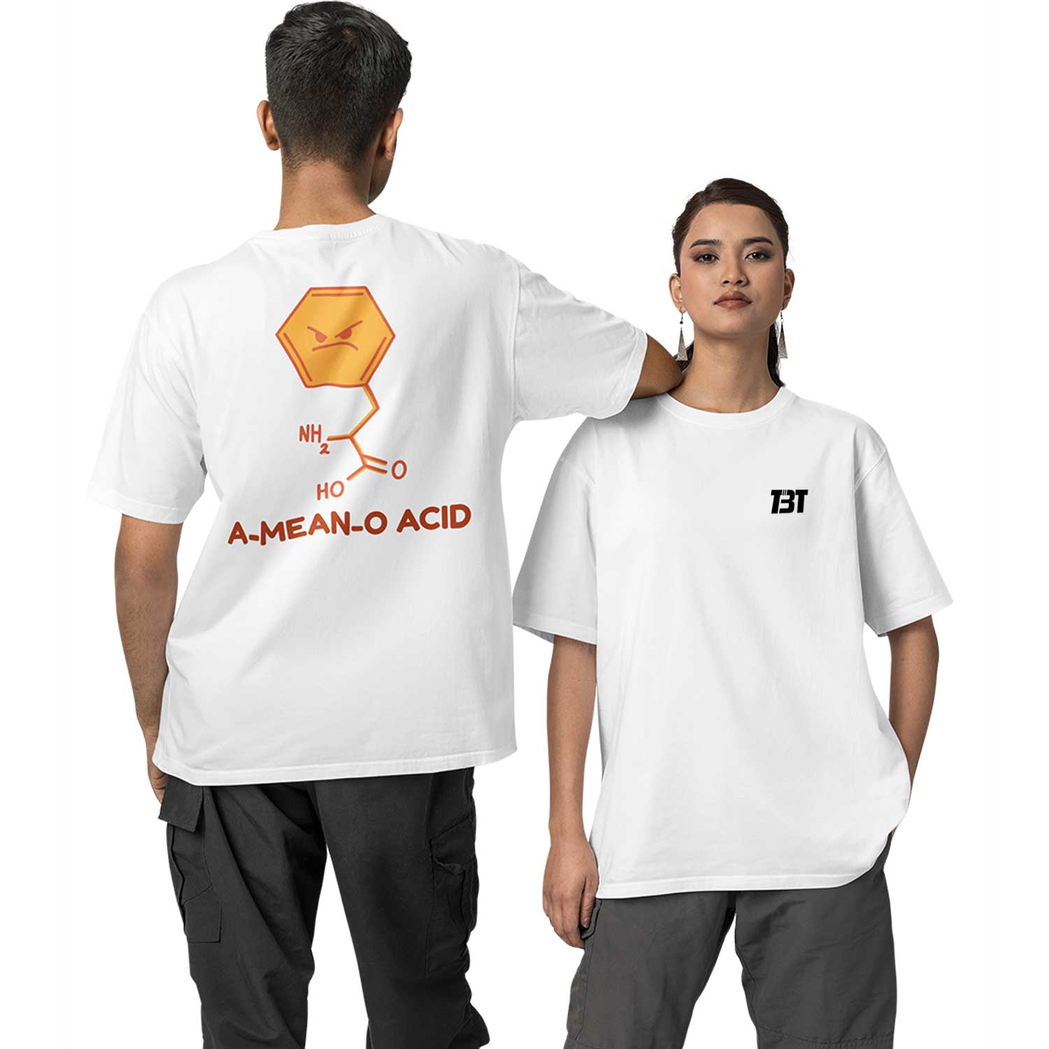 graphic printed oversized t shirt - a mean o acid white buy online india the banyan tee tbt men women girls boys unisex 