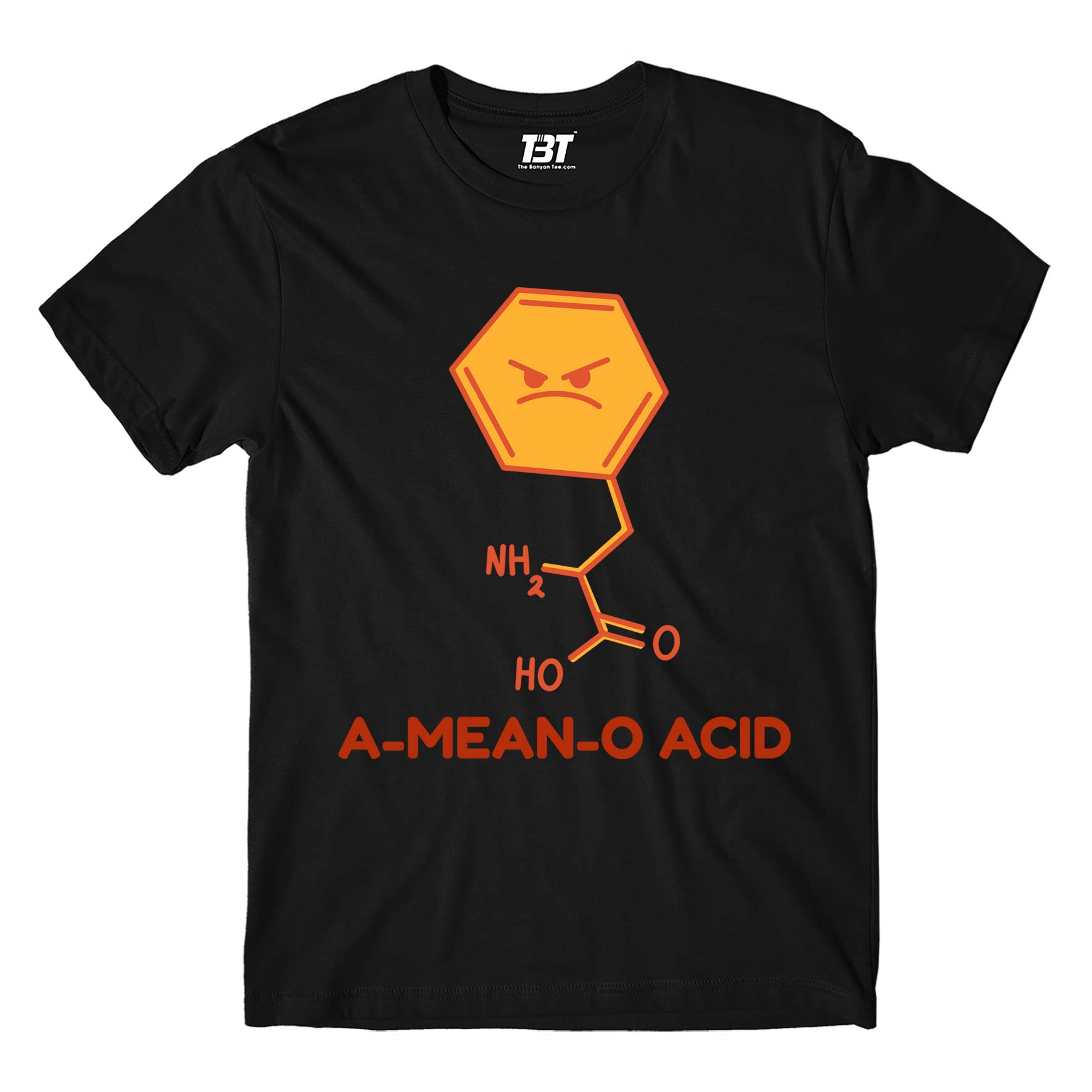 printed a mean o acid t-shirt printed graphic stylish buy online india the banyan tee tbt men women girls boys unisex black